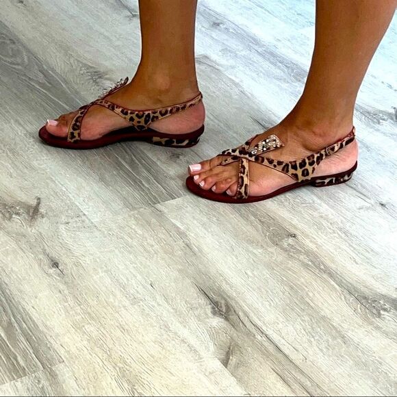 PAOLA MARTINI Leopard sandals Size 37 EUR - Picture 5 of 5